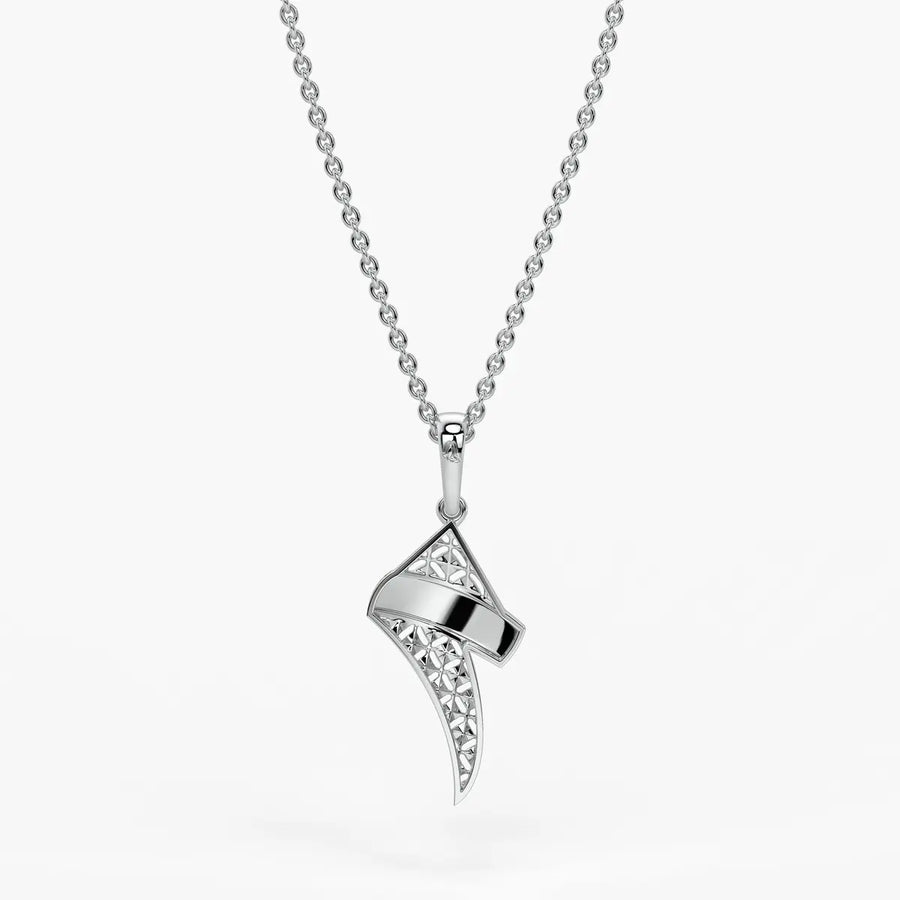 Abstract Twist Drop Pendant