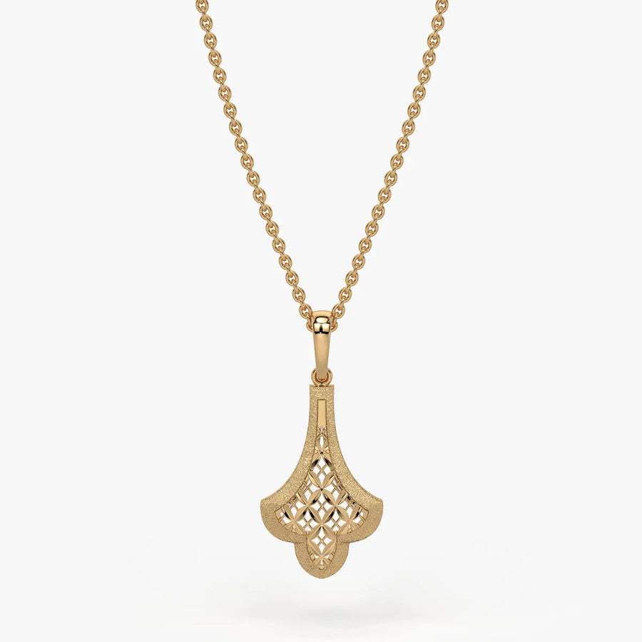 Zarelle Filigree Crest Pendant