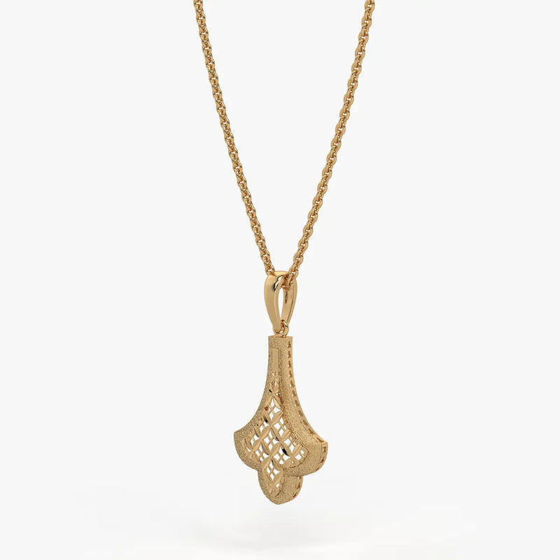 Zarelle Filigree Crest Pendant