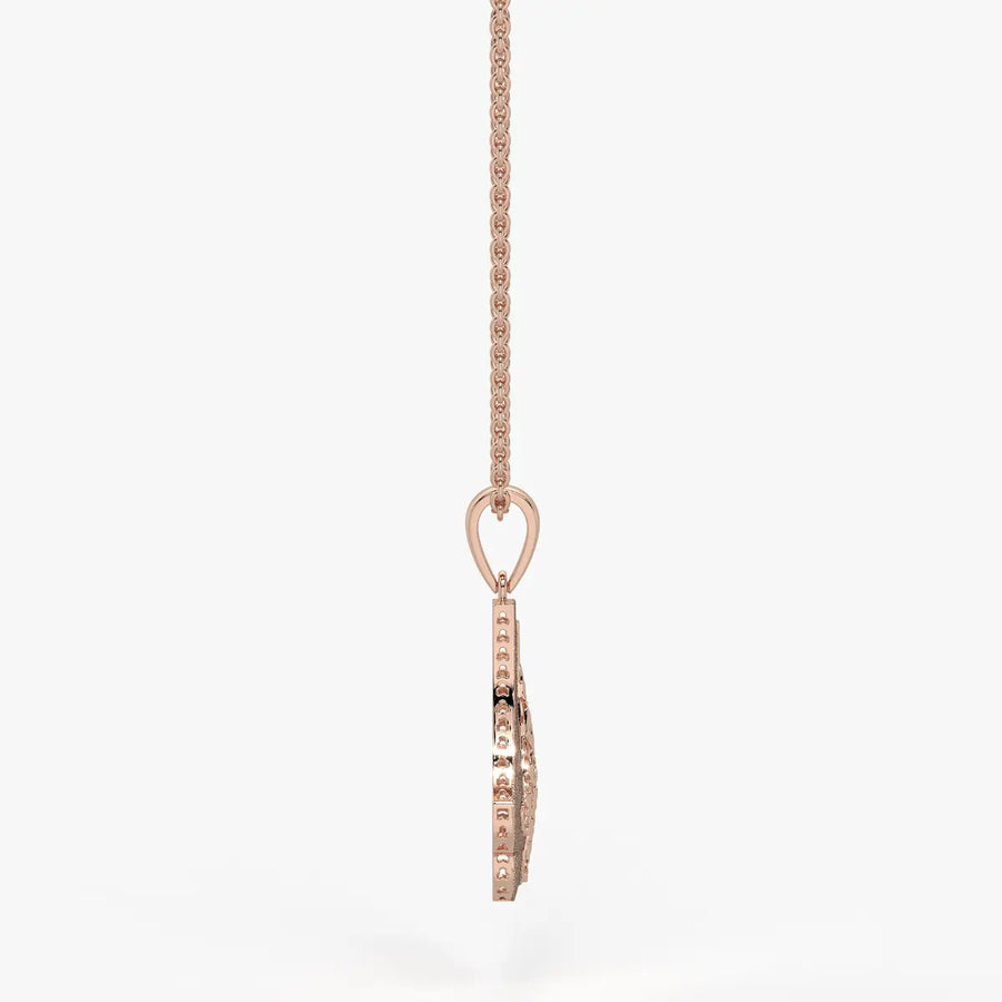 Zarelle Filigree Crest Pendant
