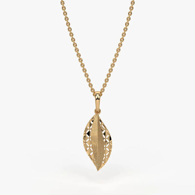 Verdantia Veil Leaf Pendant