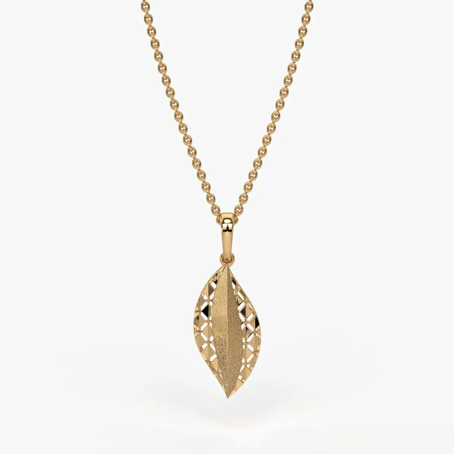 Verdantia Veil Leaf Pendant
