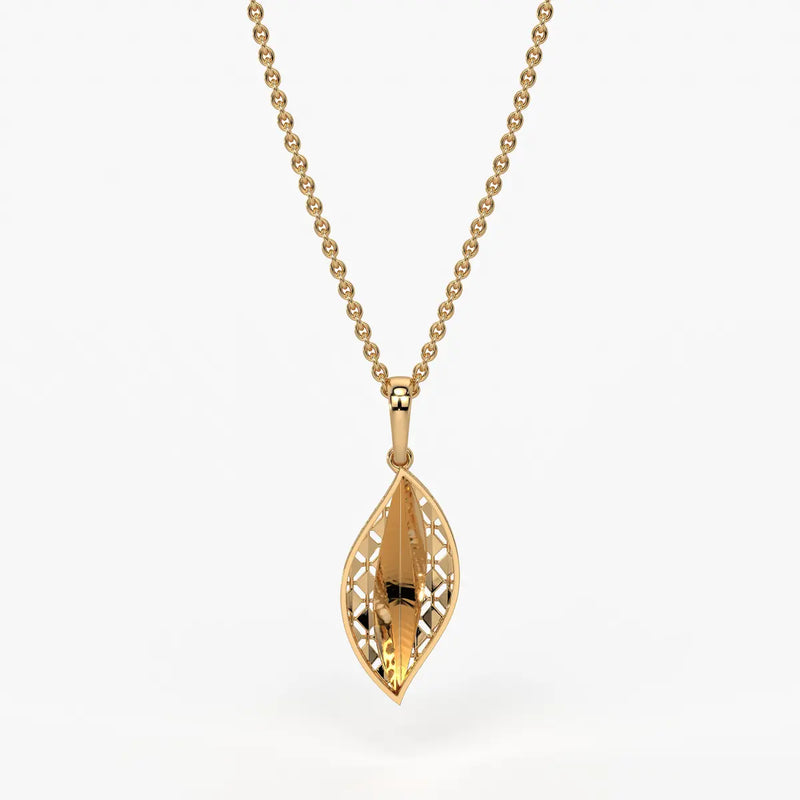 Verdantia Veil Leaf Pendant