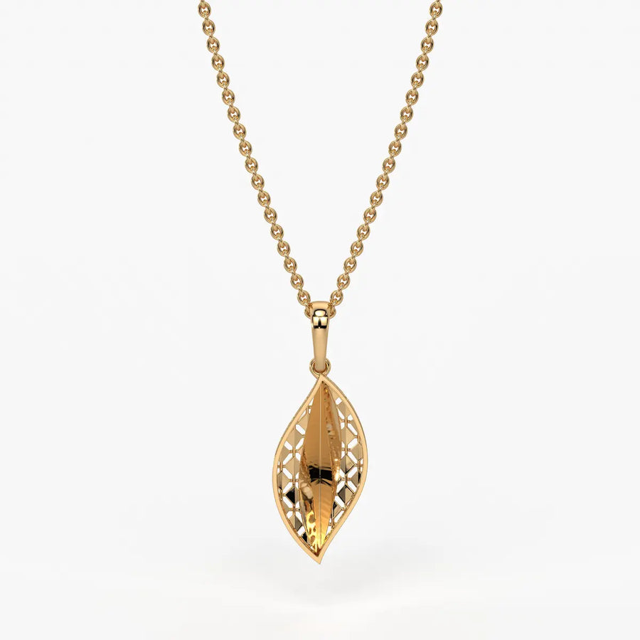 Verdantia Veil Leaf Pendant