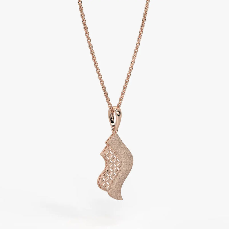 Serpentine Aura Wave Pendant