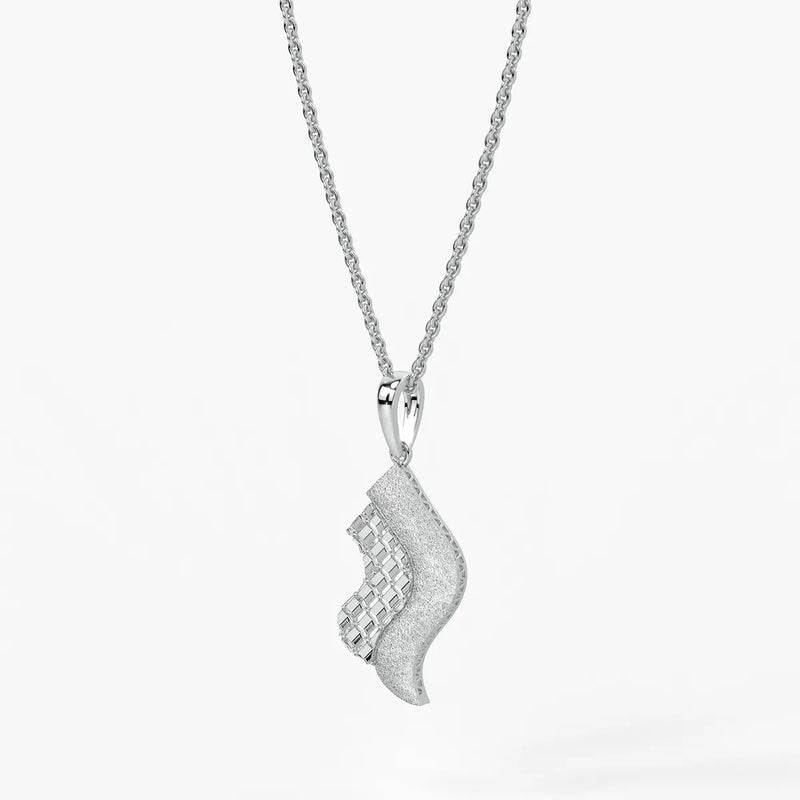 Serpentine Aura Wave Pendant