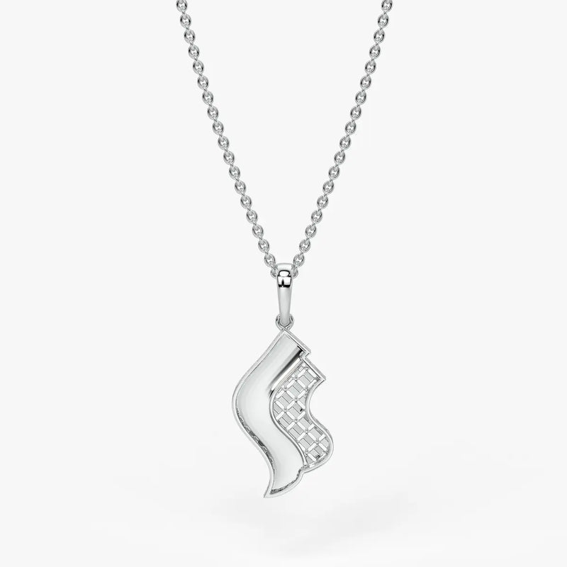Serpentine Aura Wave Pendant