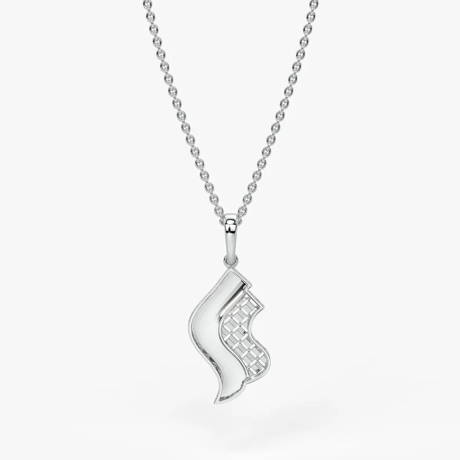 Serpentine Aura Wave Pendant