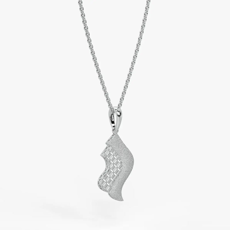 Serpentine Aura Wave Pendant