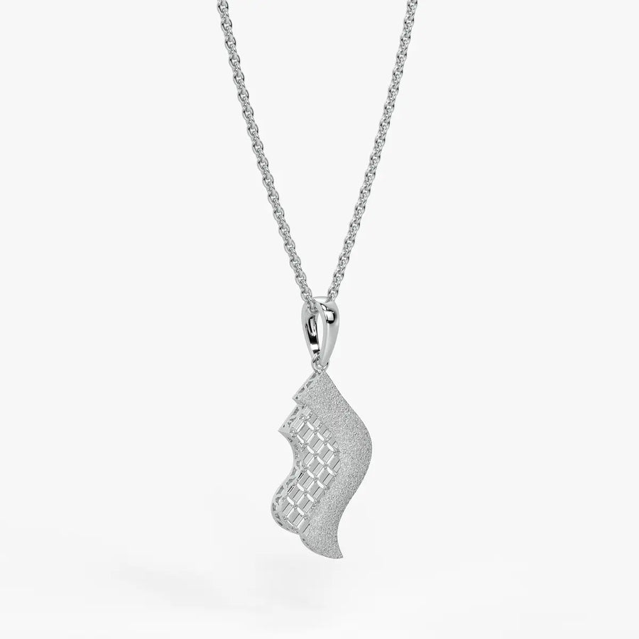Serpentine Aura Wave Pendant