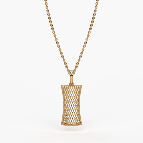 Lattera Weave Drop Pendant