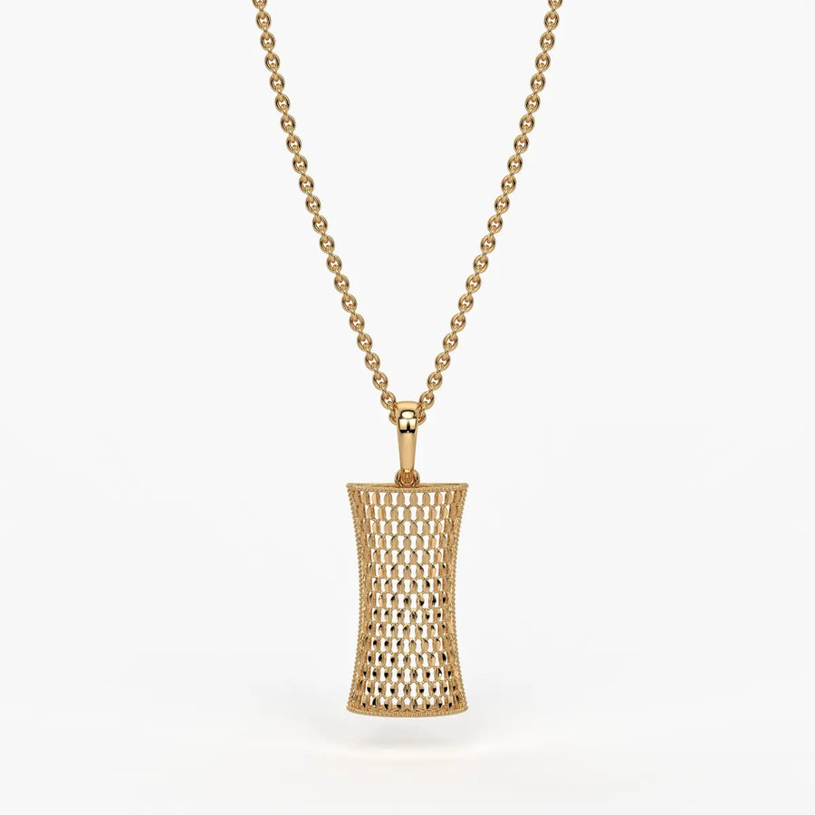 Lattera Weave Drop Pendant
