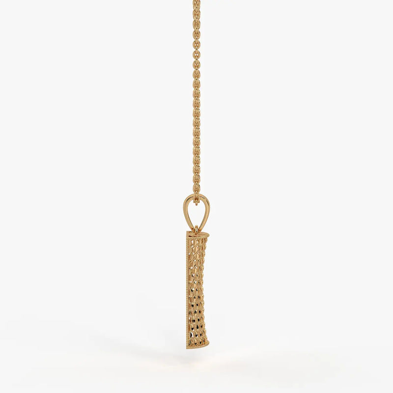 Lattera Weave Drop Pendant