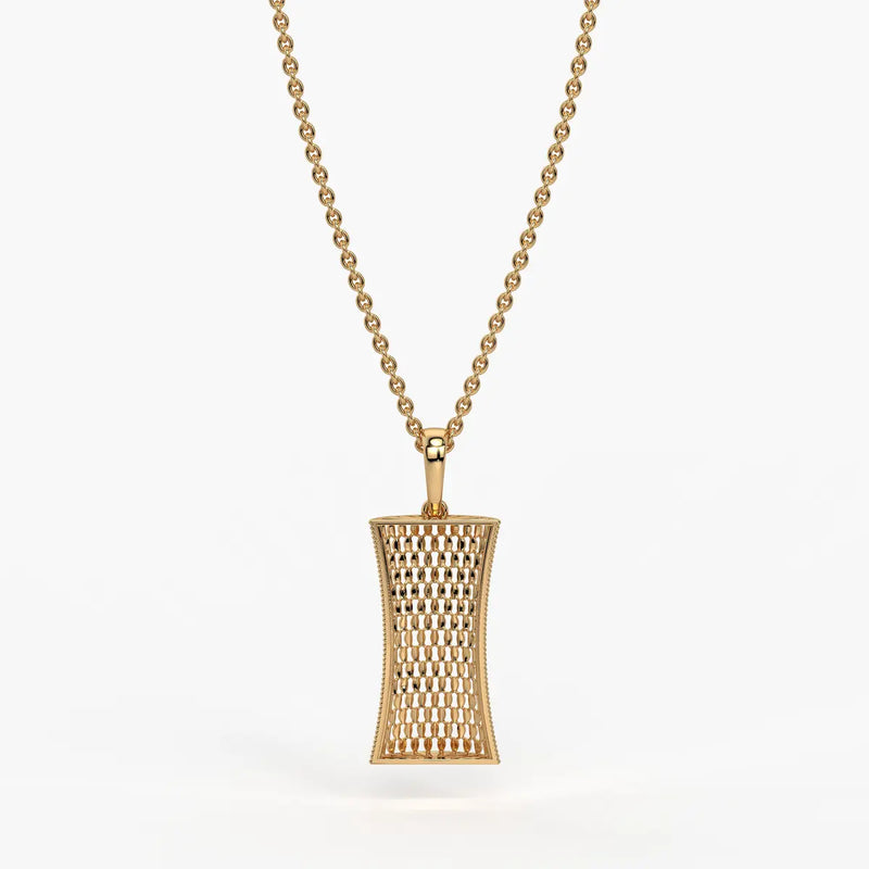 Lattera Weave Drop Pendant