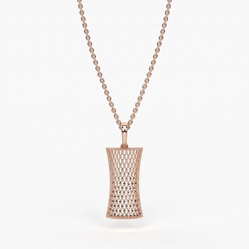 Lattera Weave Drop Pendant