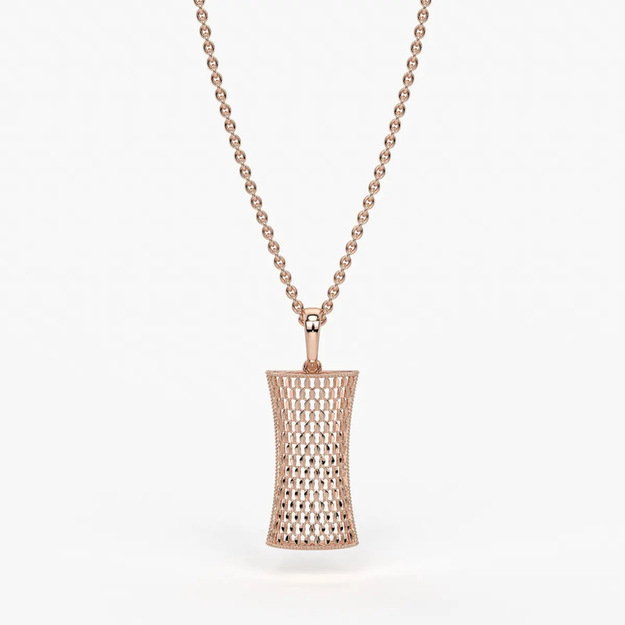 Lattera Weave Drop Pendant