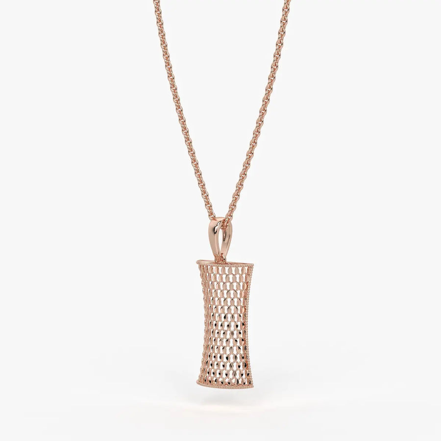 Lattera Weave Drop Pendant