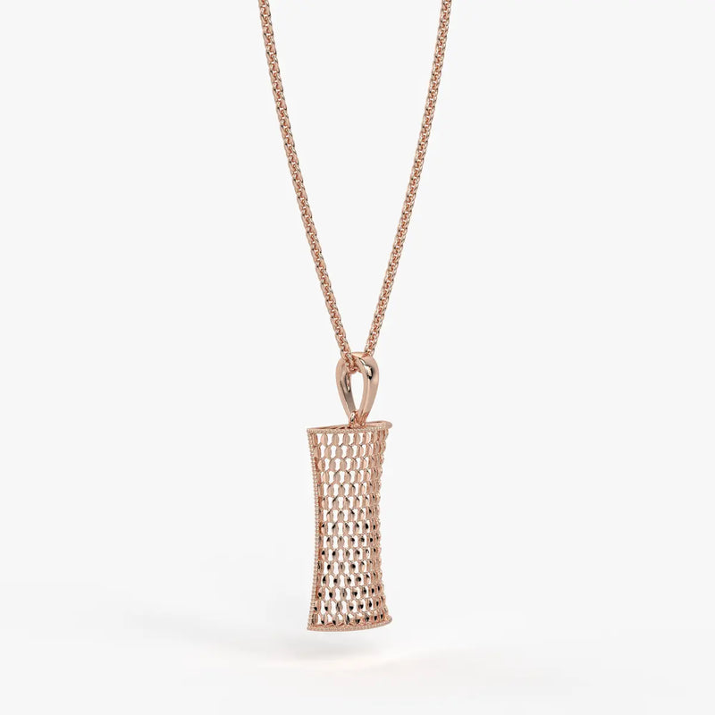 Lattera Weave Drop Pendant