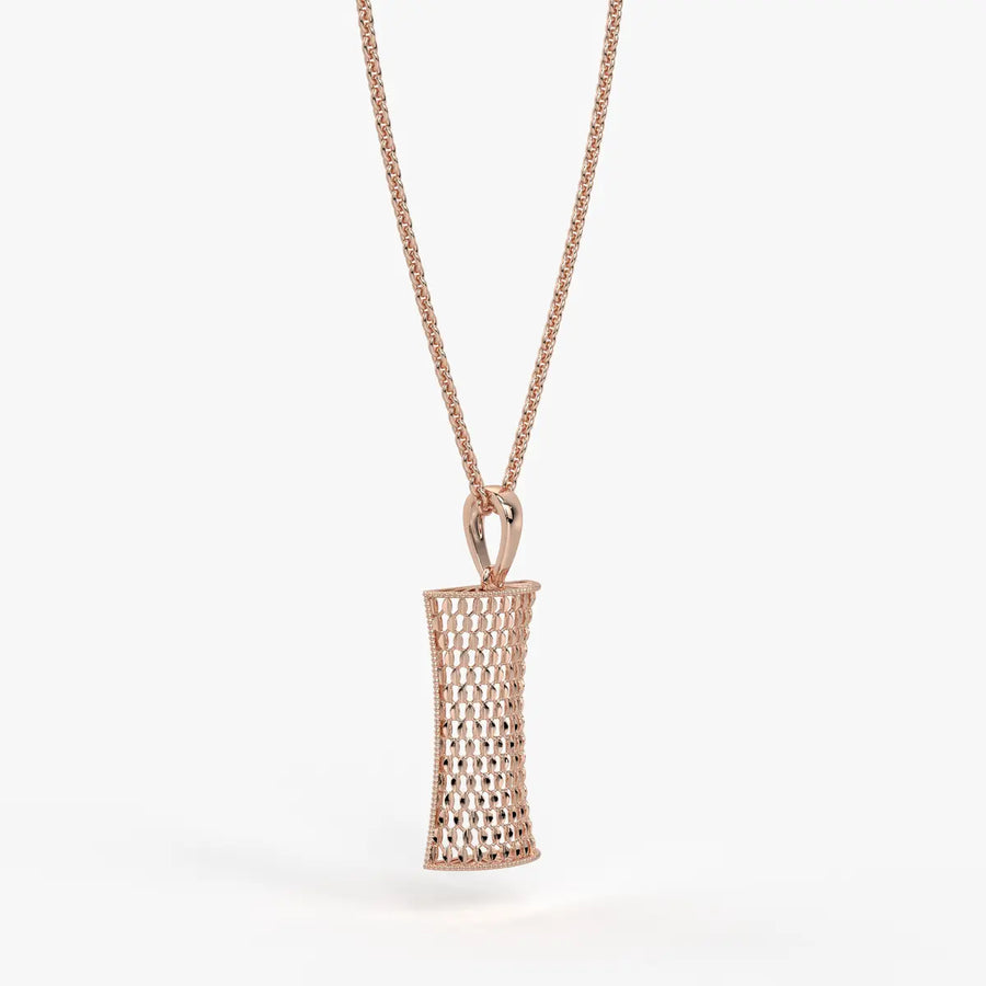 Lattera Weave Drop Pendant
