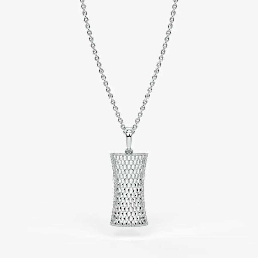 Lattera Weave Drop Pendant