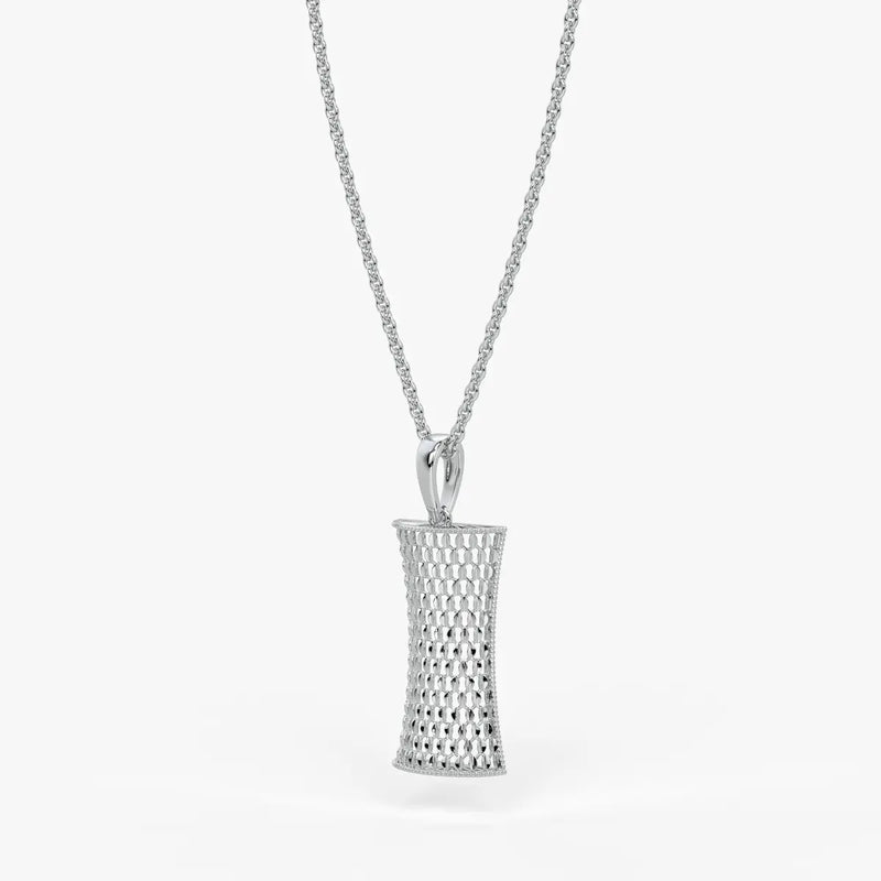 Lattera Weave Drop Pendant