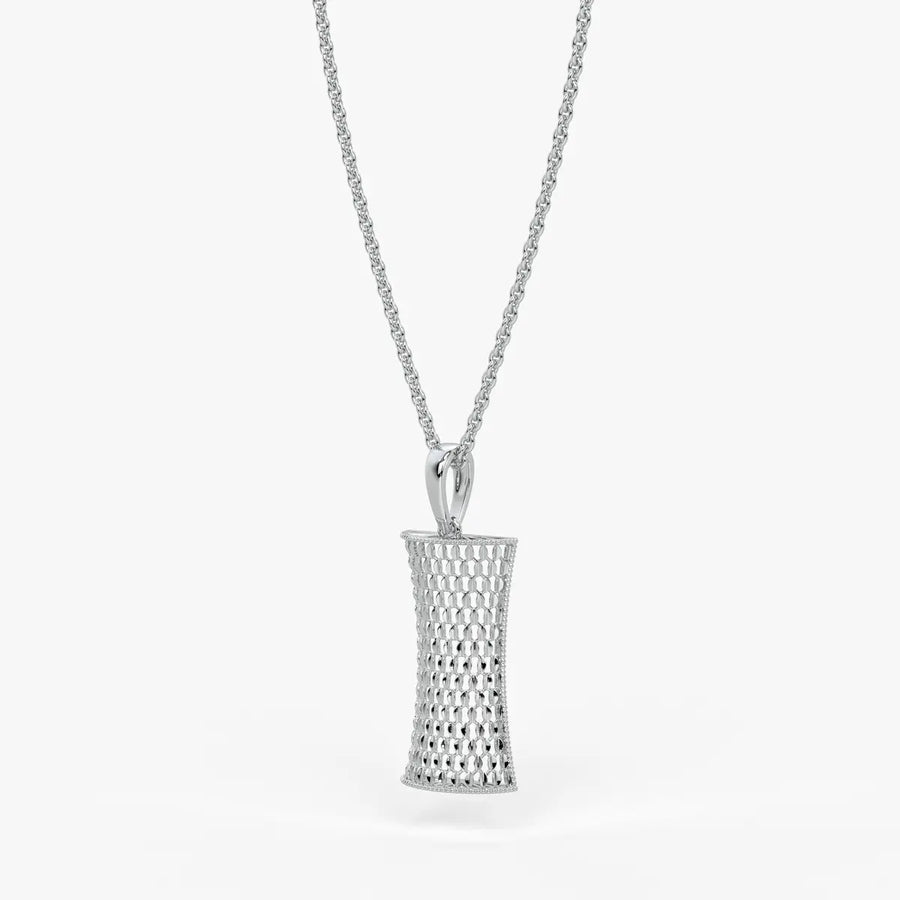 Lattera Weave Drop Pendant