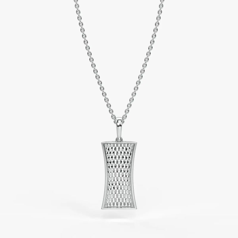 Lattera Weave Drop Pendant