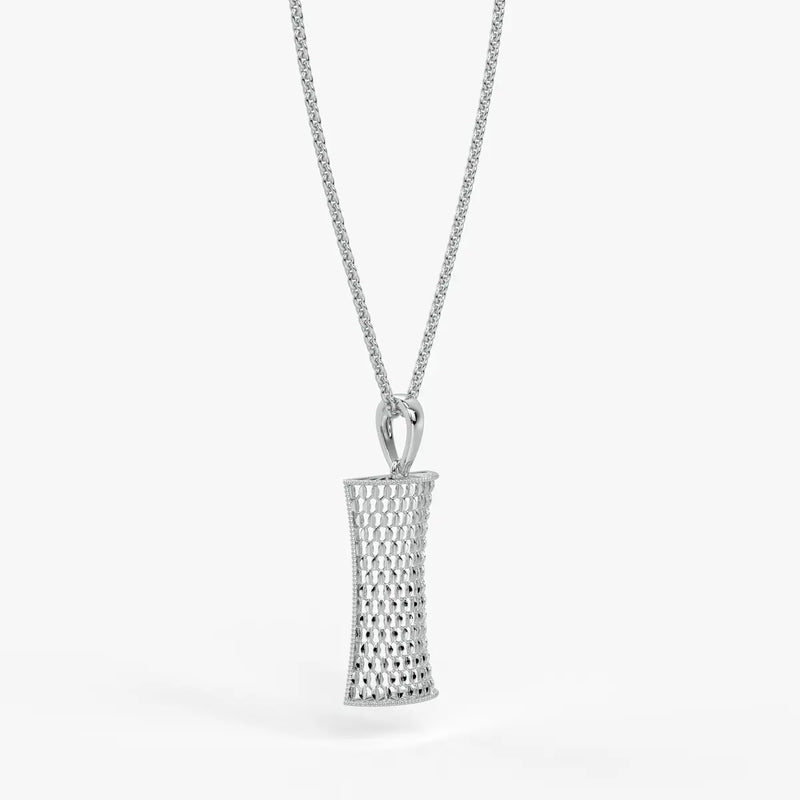 Lattera Weave Drop Pendant