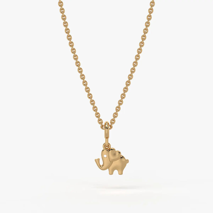 Elluri Kids Elephant Charm Pendant