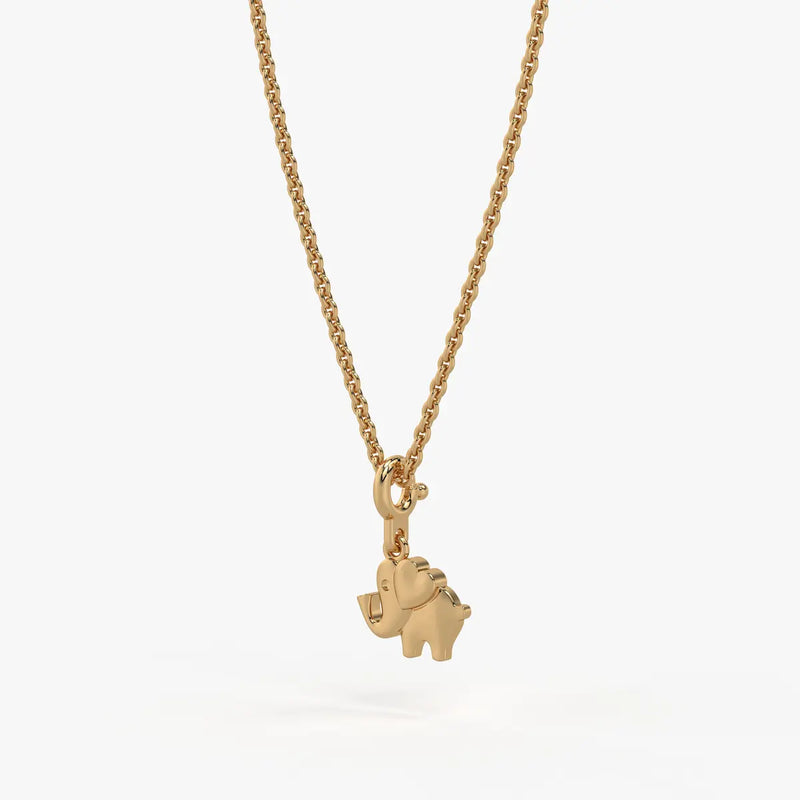 Elluri Kids Elephant Charm Pendant