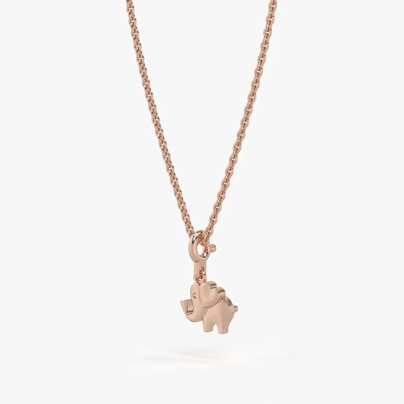 Elluri Kids Elephant Charm Pendant