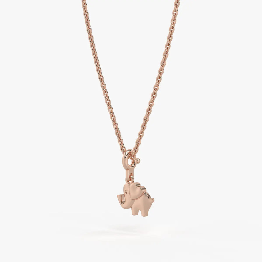 Elluri Kids Elephant Charm Pendant