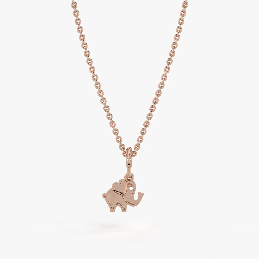 Elluri Kids Elephant Charm Pendant