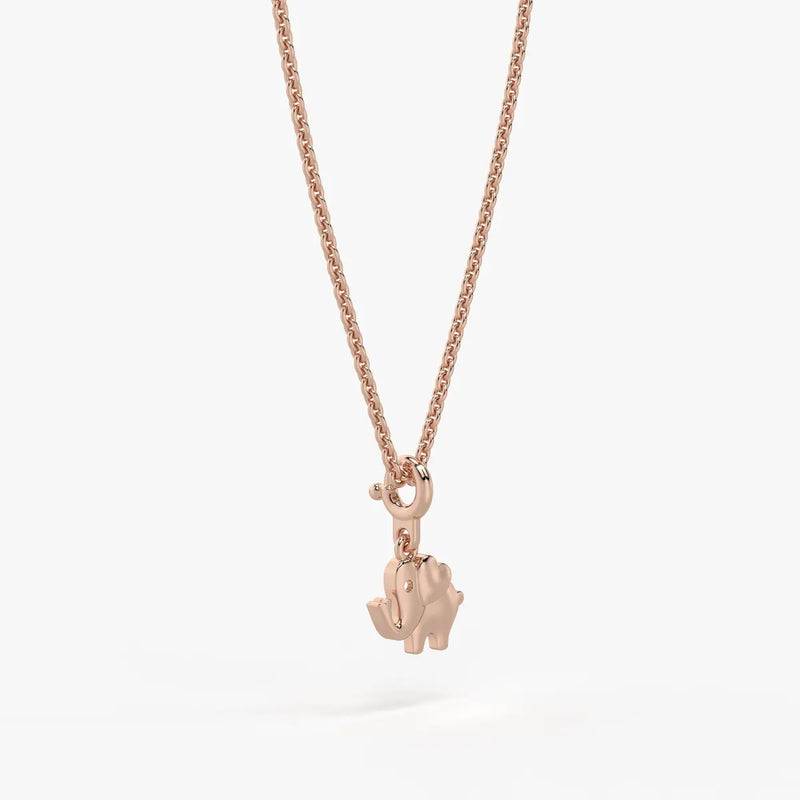 Elluri Kids Elephant Charm Pendant