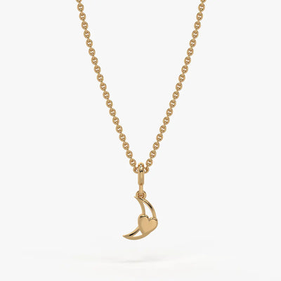 Moonlet Heart Kids Charm Pendant