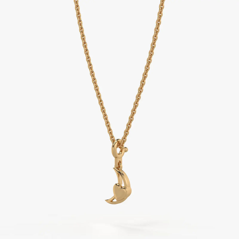 Moonlet Heart Kids Charm Pendant