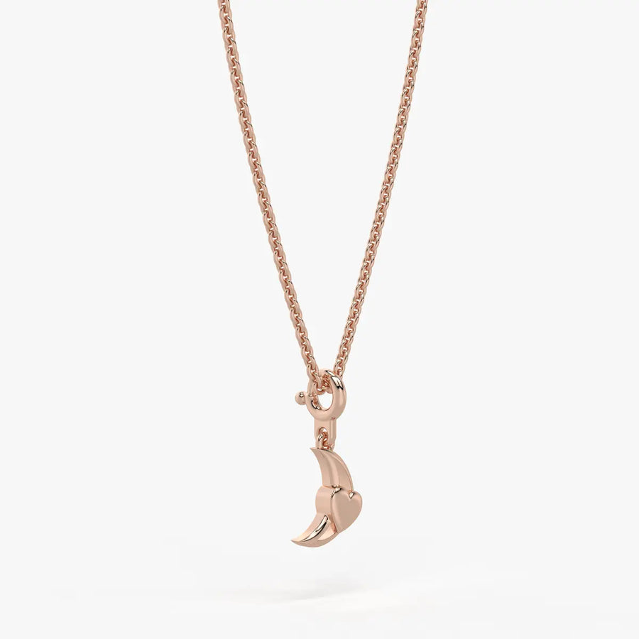 Moonlet Heart Kids Charm Pendant