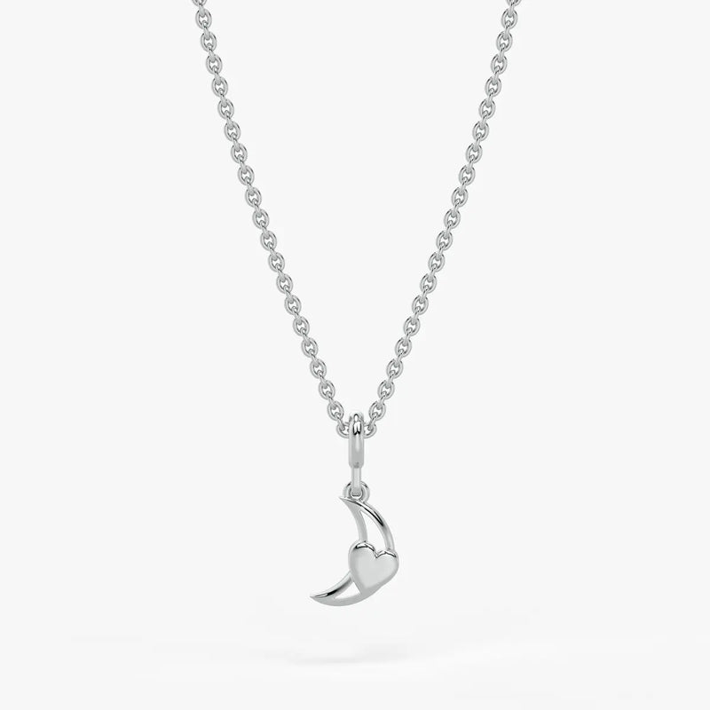 Moonlet Heart Kids Charm Pendant