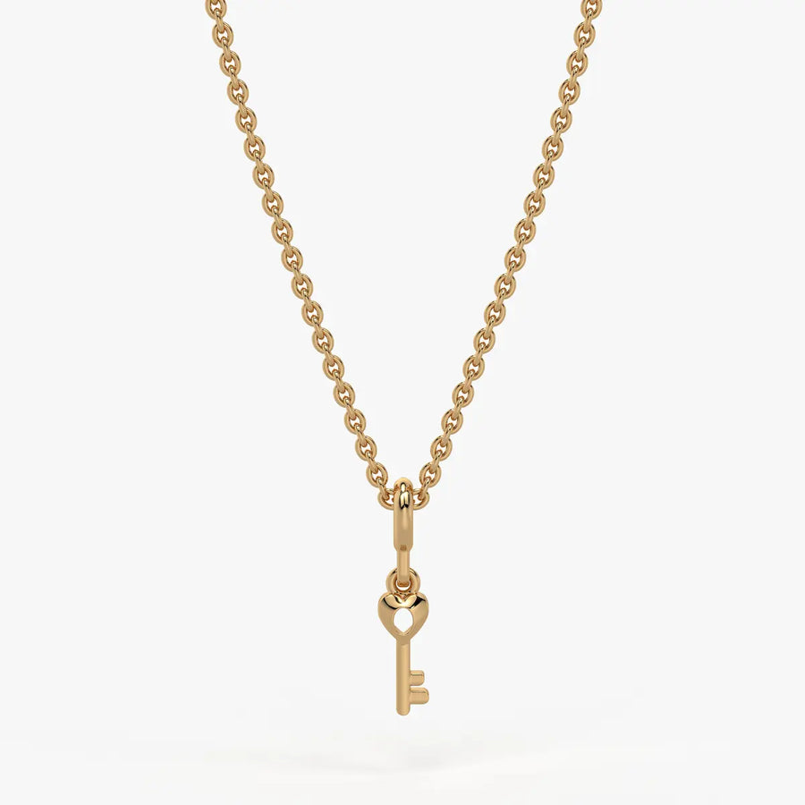 Keylina Kids Heart Key Charm Pendant