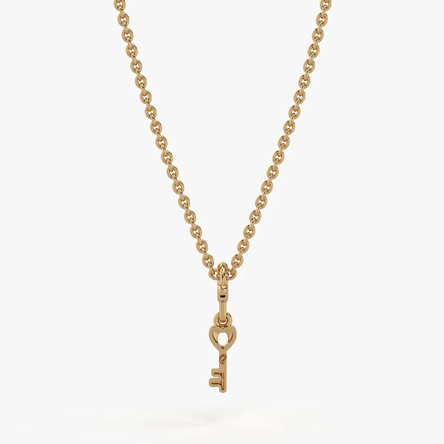 Keylina Kids Heart Key Charm Pendant