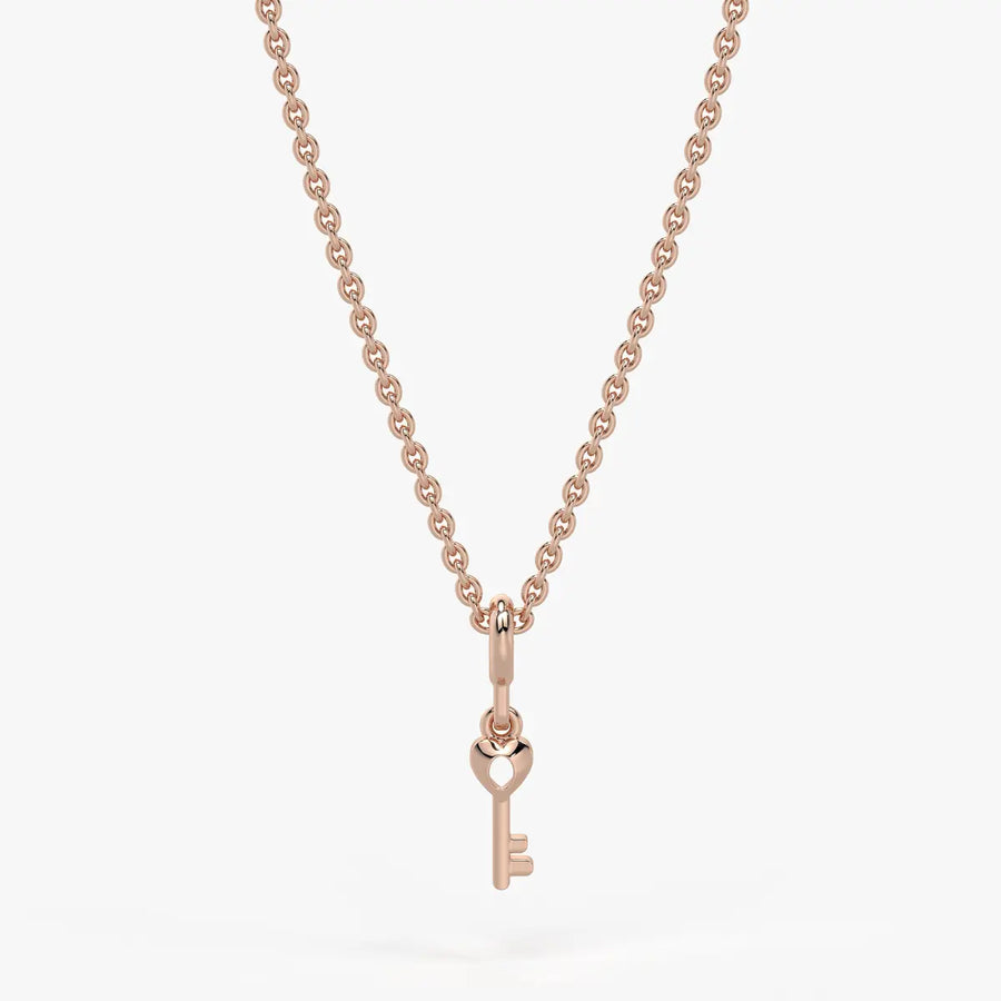 Keylina Kids Heart Key Charm Pendant
