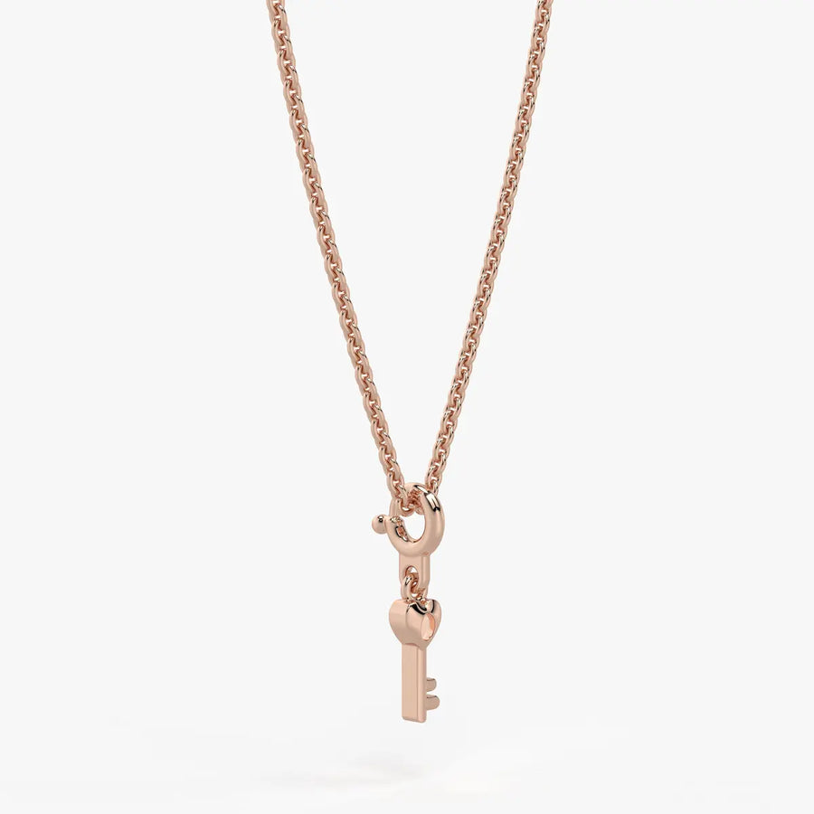 Keylina Kids Heart Key Charm Pendant