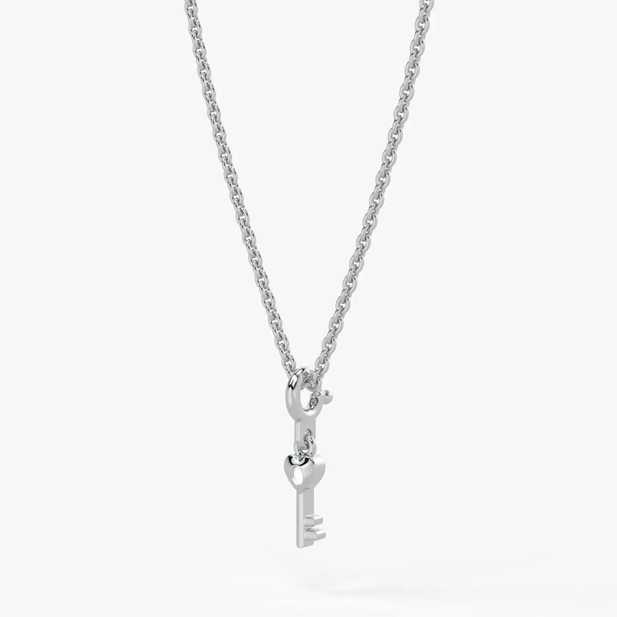 Keylina Kids Heart Key Charm Pendant