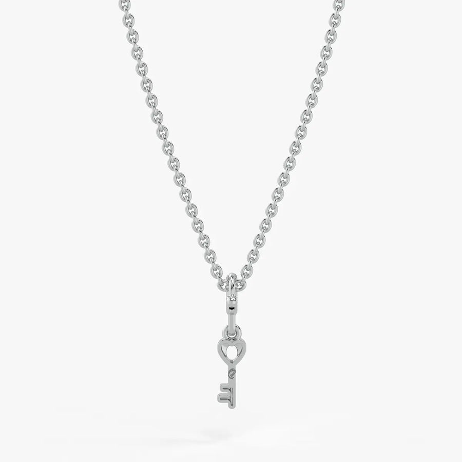 Keylina Kids Heart Key Charm Pendant