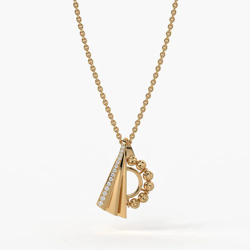 Ananya Radiant Fan Bead Pendant