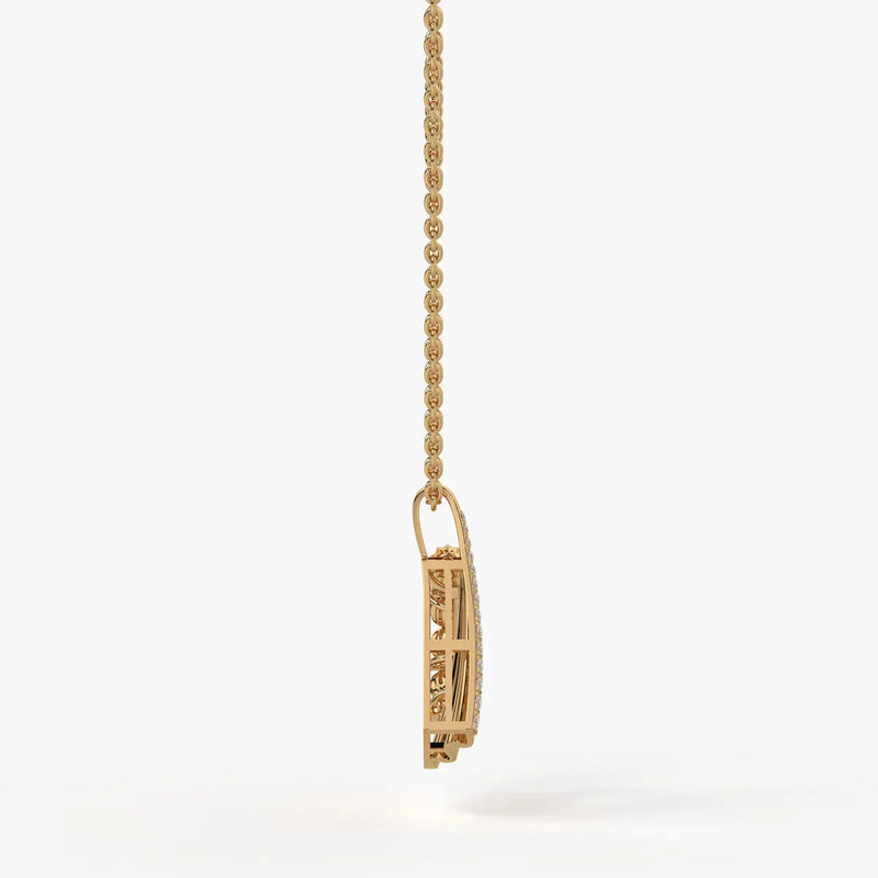 Ananya Radiant Fan Bead Pendant