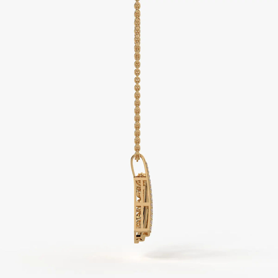 Ananya Radiant Fan Bead Pendant