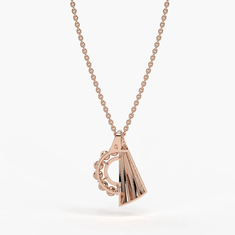 Ananya Radiant Fan Bead Pendant