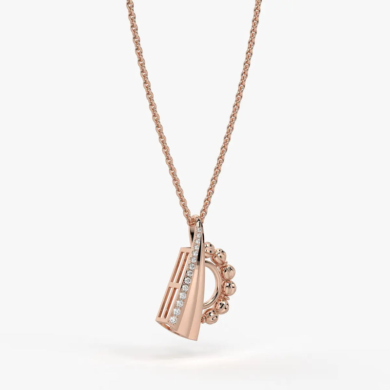 Ananya Radiant Fan Bead Pendant