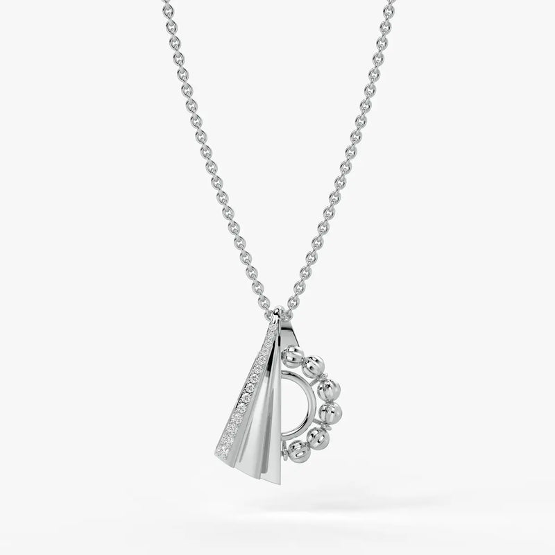 Ananya Radiant Fan Bead Pendant